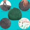 Bean Bag Chairs with Faux Rabbit Fur Cover, 3 ft Giant Memory Foam Bean Bag Chairs for Adults/Teens with Filling,Ultra Soft Faux Fur Fabric, Round Fluffy Sofa for Living Room Bedroom College Dorm - Image 4