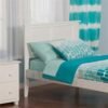 Twin Panel Headboard in White - Image 3