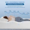 Baauye 3 Inch Memory Foam Mattress Topper Twin XL for Back Pain, Soft Ergonomic Pillow Top Mattress Topper with Deep Pocket fits up to 21", Extra Thick Mattress Pad with 4X Support, Bed Topper - Image 10