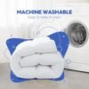Twin XL Mattress Topper, Extra Thick Cooling Mattress Pillowtop for Back Pain, Plush Mattress Pad Protector with 8-21 Inch Elastic Deep Pocket 6d Down Alternative Filling - Image 8