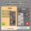 30 Compartment Breathable Mesh Pocket Over the Door Hanging Shoe Organizer, Closet Shoe Organizer, Large Men's and Women's Shoe Organizer, Hanging Over the Door Shoe Organizer (XL-Gray) - Image 5