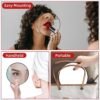 20X Makeup Magnifying Mirror, 20X High Magnifying Mirror with Suction Cups, Round 6'' Magnifying Mirror Compact Travel Magnifying Mirror, 20X Magnified Mirror Makeup Magnification Mirror and Tweezers - Image 7