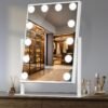 Vanity Mirror with Lights 14" x 19", Lighted Makeup Mirror 12 Dimmable Bulb, Smart Touch Hollywood Vanity Mirror, 3 Color Temperature, White - Image 2