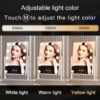 Vanity Mirror with Lights 14" x 19", Lighted Makeup Mirror 12 Dimmable Bulb, Smart Touch Hollywood Vanity Mirror, 3 Color Temperature, White - Image 4
