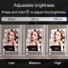 Vanity Mirror with Lights 14" x 19", Lighted Makeup Mirror 12 Dimmable Bulb, Smart Touch Hollywood Vanity Mirror, 3 Color Temperature, White - Image 5