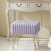 Vanity Stool Chair,Foot Stools Ottoman,Faux Fur Step Stools,Vanity Stool for Makeup,Make up Chairs for Vanity,Vanity Small Bench Seat Storage - Image 10