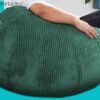 Bean Bag Chairs with Faux Rabbit Fur Cover, 3 ft Giant Memory Foam Bean Bag Chairs for Adults/Teens with Filling,Ultra Soft Faux Fur Fabric, Round Fluffy Sofa for Living Room Bedroom College Dorm - Image 7