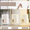 Vanity Mirror with Lights, Hollywood Makeup Mirror with Lights, Touch Control, 3 Color Lighting Modes, Dimmable, Detachable 10X Magnification Mirror, 360° Rotation (16in, White) - Image 4