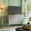 WLIVE Dresser for Bedroom with 5 Drawers, Wide Bedroom Dresser with Drawer Organizers, Chest of Drawers, Fabric Dresser for Living Room, Closet, Hallway, Light Grey - Image 3