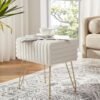 Vanity Stool Chair,Foot Stools Ottoman,Faux Fur Step Stools,Vanity Stool for Makeup,Make up Chairs for Vanity,Vanity Small Bench Seat Storage - Image 2