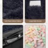 Bean Bag Chairs for Adults Teens Convertible Chair Mattress, Bean Bags Chair with Removable Plush Cover, Sleeper Chair That Turns into Mattress, Full, Dark Grey - Image 6