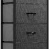YITAHOME Storage Tower with 4 Drawers - Fabric Dresser, Organizer Unit for Bedroom, Living Room, Closets & Nursery - Sturdy Steel Frame, Easy Pull Fabric Bins & Wooden Top - Image 2