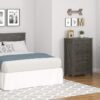 Ameriwood Home 5683213COM Farmington, Nightstand, Weathered Oak - Image 8
