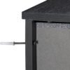 SUPER DEAL Fabric Dresser for Bedroom 46 inch Tall Dresser Vertical Storage Tower Chest of Drawers with 5 Storage Drawers Wood Top and Sturdy Metal Frame for Closet Living Room Hallway Entryway, Grey - Image 8