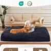Bean Bag Chairs for Adults Teens Convertible Chair Mattress, Bean Bags Chair with Removable Plush Cover, Sleeper Chair That Turns into Mattress, Full, Dark Grey - Image 4