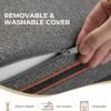 Sweetnight 4 Inch Folding Mattress with Carry Bag - Twin XL Size Trifold Mattress Grey with Breathable Cover & Non-Slip Bottom| Portable Floor Mattress for Camping,Travel,RV,Guest Room - Image 5
