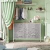 WLIVE Dresser for Bedroom with 5 Drawers, Wide Bedroom Dresser with Drawer Organizers, Chest of Drawers, Fabric Dresser for Living Room, Closet, Hallway, Light Grey - Image 5