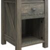 Ameriwood Home 5683213COM Farmington, Nightstand, Weathered Oak - Image 5