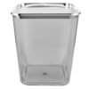 STOBOK Garbage Can Trash Can Transparent Trash Bin Convenient Trash Basket Convenient Trash Bucket Bedroom Waste Can Trash Container Home Waste Basket Paper Storage Basket Office Pp - Image 2