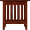 AFI, Mission, Solid Hardwood Side Table, 14 in, Set of 2, Walnut - Image 8