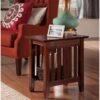 AFI, Mission, Solid Hardwood Side Table, 14 in, Set of 2, Walnut - Image 5