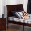 Twin Sleigh Headboard in Walnut - Image 3
