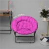 Urban Lifestyle Oversized Polycanvas Foldable Saucer Chair, Pink - Image 3