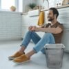 STOBOK Garbage Can Trash Can Transparent Trash Bin Convenient Trash Basket Convenient Trash Bucket Bedroom Waste Can Trash Container Home Waste Basket Paper Storage Basket Office Pp - Image 3