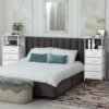 YBING Nightstand with 4 Drawers End Table White Bedside Table with Storage 36 Inch Tall Night Stand for Bedroom Living Room, Wood Top - Image 3