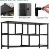 YITAHOME Dresser with 5 Drawers - Fabric Storage Tower, Black Dresser & Chest of Drawers, Organizer Unit for Bedroom - Image 7