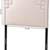 Baxton Studio Headboards, Twin, Light Pink - Image 4