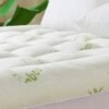 Bamboo_Viscose Mattress Topper King Size, Cooling Extra Thick Breathable Mattress pad, 8-21”Deep Pocket Soft Quilted Fitted Mattress Cover with Down Alternative Fill - Image 4
