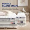 VA3 Z Cube Mattress Topper, Dorm Topper Premium 4 Inch Mattress Topper in A Box Mattress Two-Sided Mattress Plush Top Firm Bottom Edge Support Euro Top Memory Foam High Density Foam (Queen) - Image 4