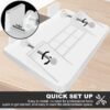 Bedside Shelf for Bunk Bed & Top Bunk,College Dorm Room and Kids Room Essentials,Bed Side Table Tray Organizer,Clip Tray Side Table,Storage Tray,White - Image 6