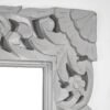 American Art Decor Rectangular Vanity Mirror - Framed Hand-Carved Wood Medallion Mirror - Accent Wall Mirror for Living Room, Bedroom, Bathroom, Hallway, Entryway & More (25” X 31") - Image 5