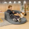 3-in-1 Bean Bag Chair for Adults, Folding Bean Bag Sofa, Giant Lazy Floor Sofa Bed, Velvet Memory Foam BeanBag Chairs with Pillow for Bedroom, Living Room, Dorm - Image 8