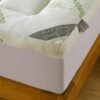 Bamboo_Viscose Mattress Topper King Size, Cooling Extra Thick Breathable Mattress pad, 8-21”Deep Pocket Soft Quilted Fitted Mattress Cover with Down Alternative Fill - Image 7