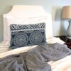 The Original Dormpillow- Portable Cushion Twin Headboard for Dorm, Lofted, Bunk Beds. Fill The Gap. Lightweight. Sturdy. Updated Cotton Canvas, Washable Cover. The Stylish Dorm Headboard - Image 4