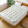 Bamboo_Viscose Mattress Topper King Size, Cooling Extra Thick Breathable Mattress pad, 8-21”Deep Pocket Soft Quilted Fitted Mattress Cover with Down Alternative Fill - Image 2