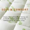 Bamboo_Viscose Mattress Topper King Size, Cooling Extra Thick Breathable Mattress pad, 8-21”Deep Pocket Soft Quilted Fitted Mattress Cover with Down Alternative Fill - Image 3